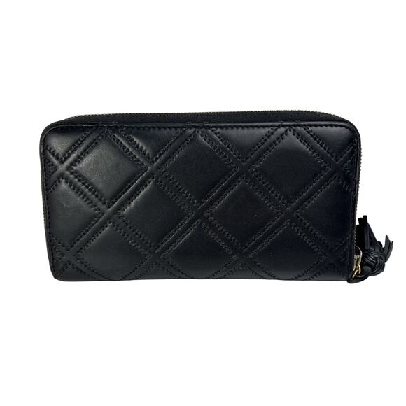 Chanel Double Stitch Tassel Continental Zip Wallet - Picture 2 of 10